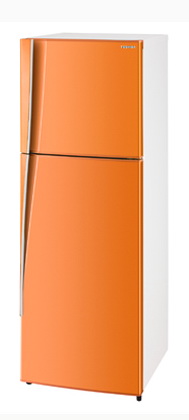 Toshiba ตู้เย็น 2ประตู 8.2Q รุ่น GR-T26KT สีส้ม