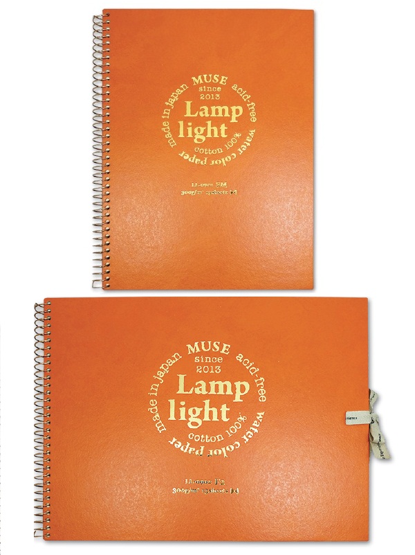 สมุดสีน้ำ Muse Lamplight Cotton100% 300g 13แผ่น กึ่งหยาบ