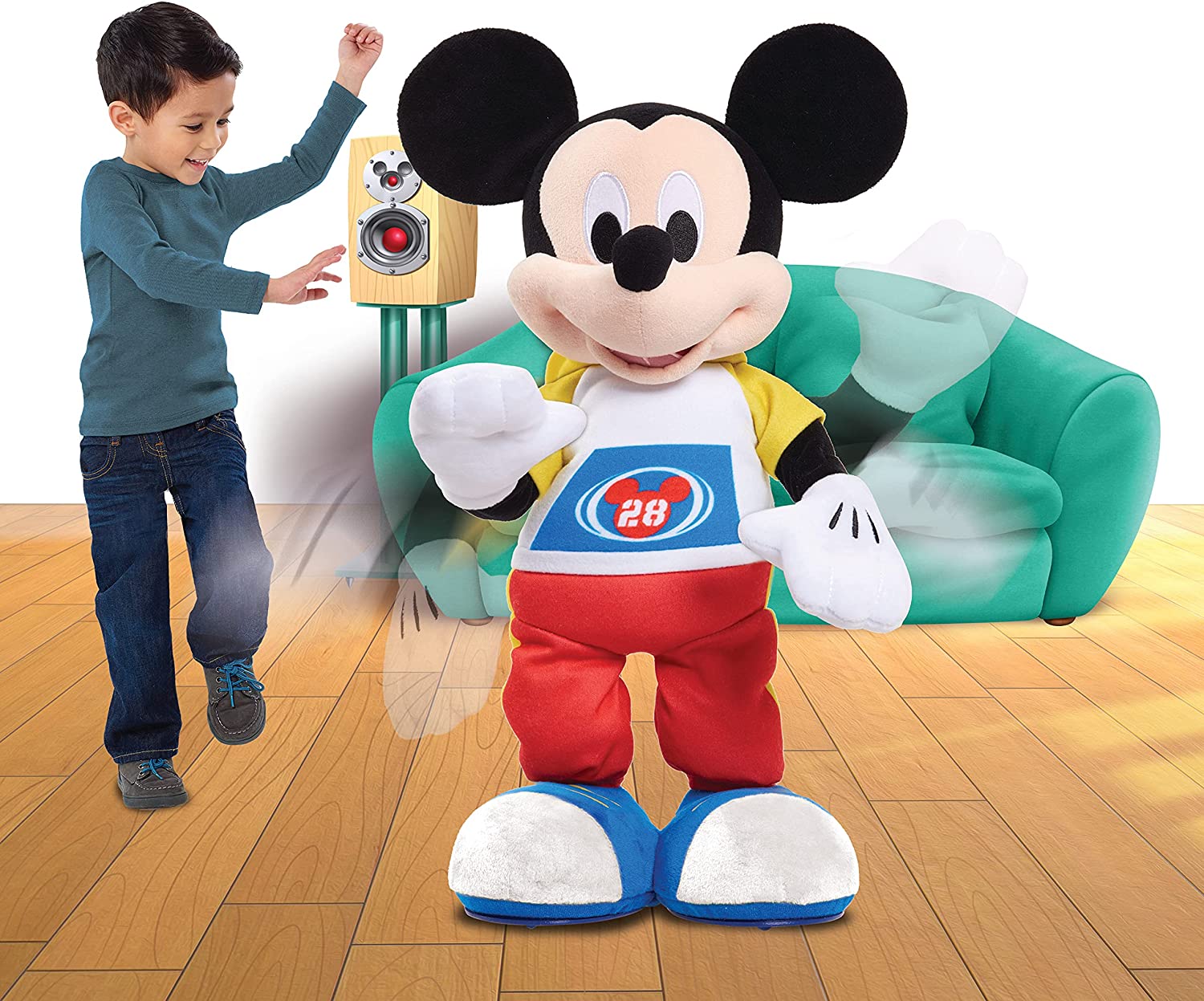 ตุ๊กตาเต้นได้ Disney Junior Mickey Mouse Funhouse Stretch Break Mickey Mouse