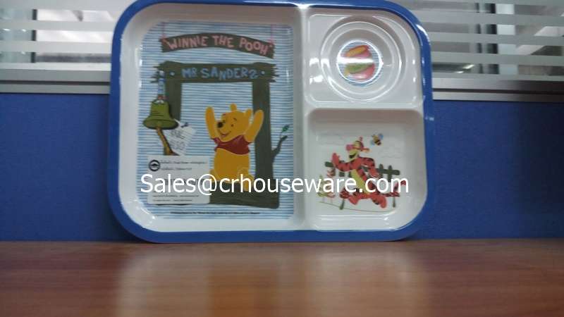 ถาดหลุม 10.5 นิ้ว ลายPooh Home PH-T26044-10.5