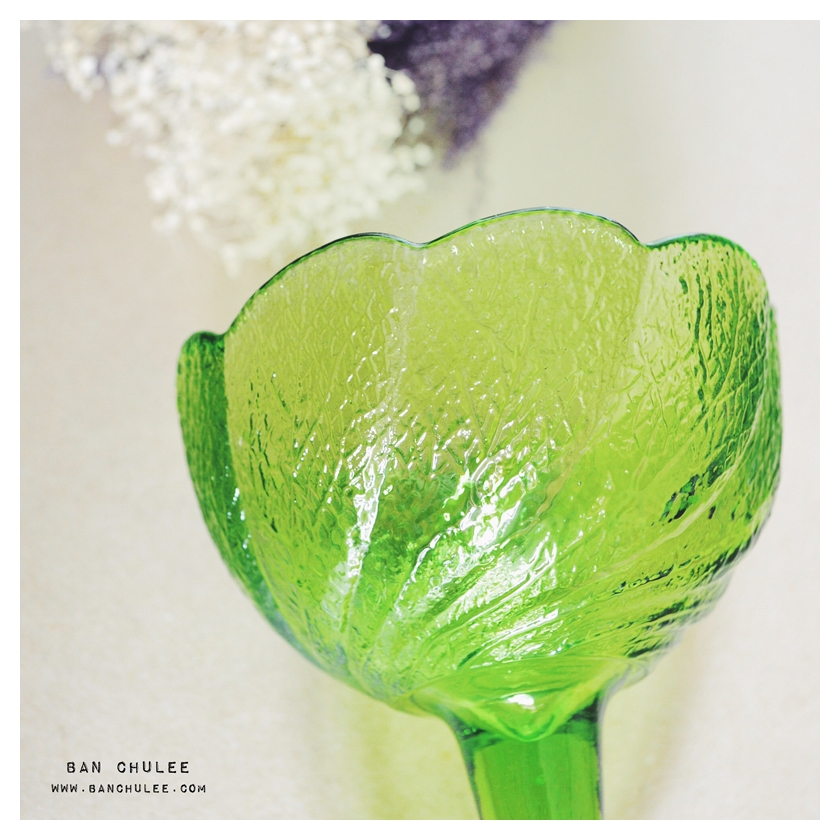 Ice Cream Glass Cup - Green