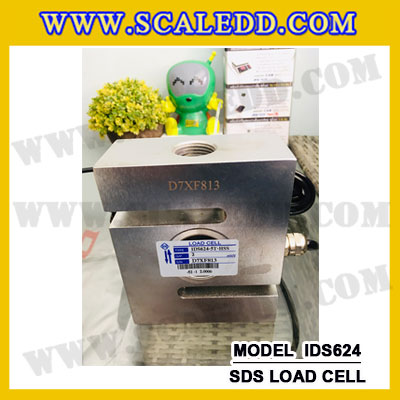 โหลดเซลล์ (Load cell) Stainless Steel IDS624 สำหรับรองรับน้ำหนักเครื่องชั่ง พิกัดน้ำหนัก 500, 1000, 2000, 5000 Kg โหลดเซลล์ ยี่ห้อ SDS