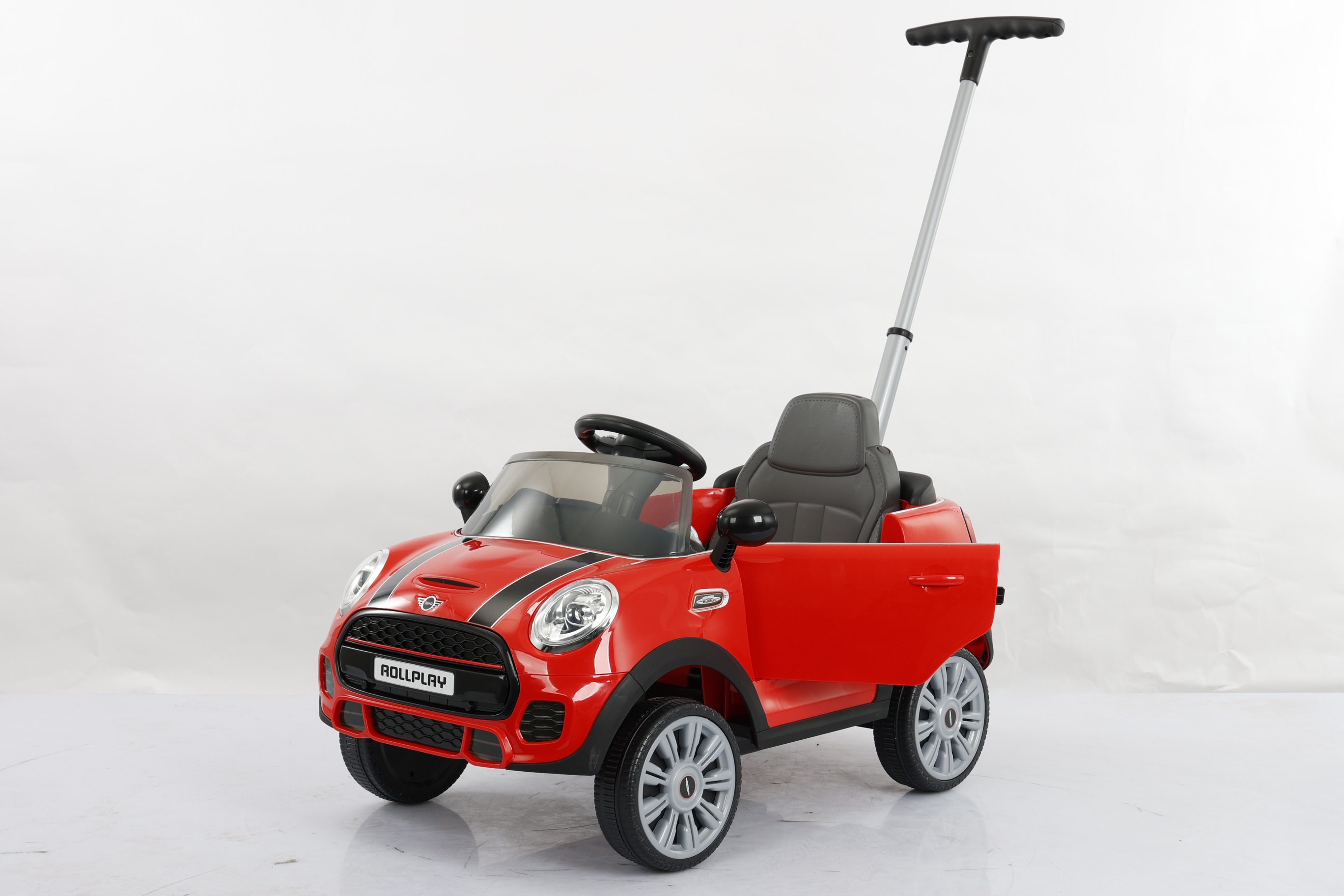 รถเด็ก รถเข็นเด็ก ผลักเดิน ขาไถ มินิคูเปอร์ Mini Cooper Foot To Floor Ride-On - Red