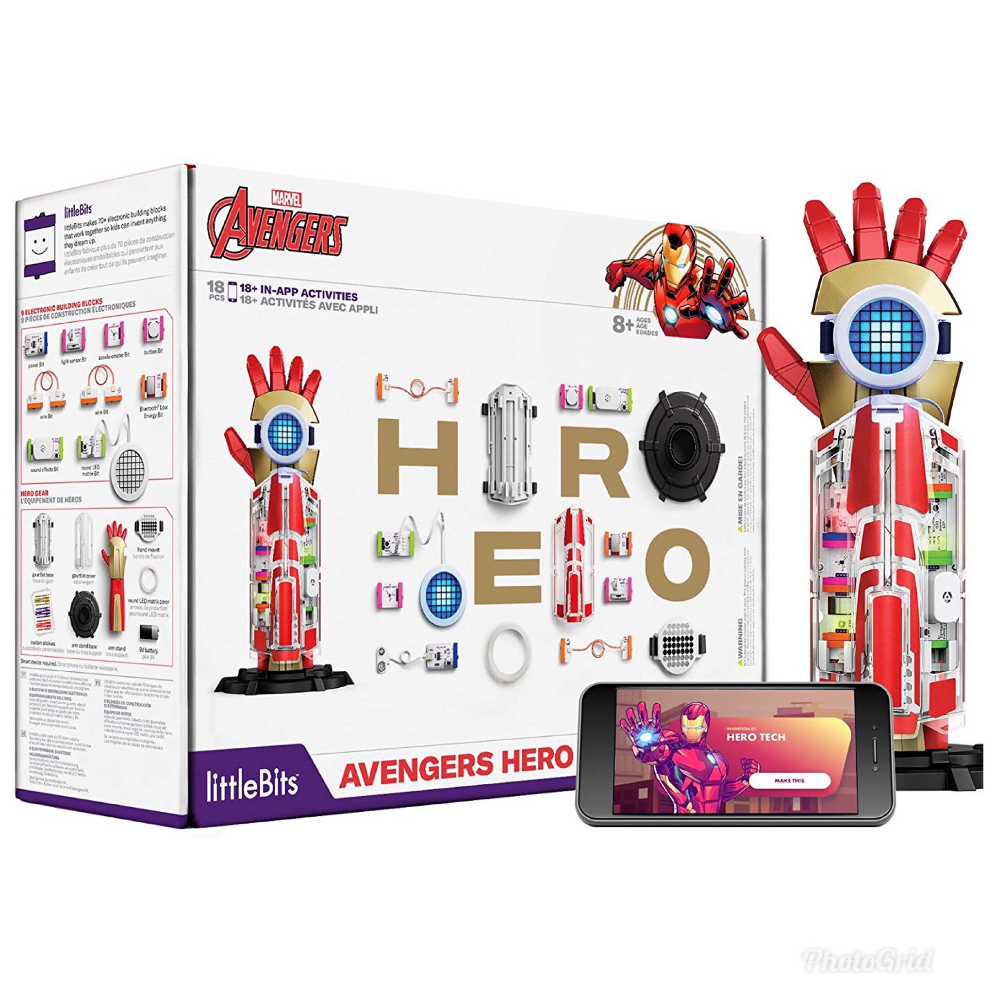ชุดสร้างอาวุธจำลอง Avengers Hero Inventor Kit – littleBits