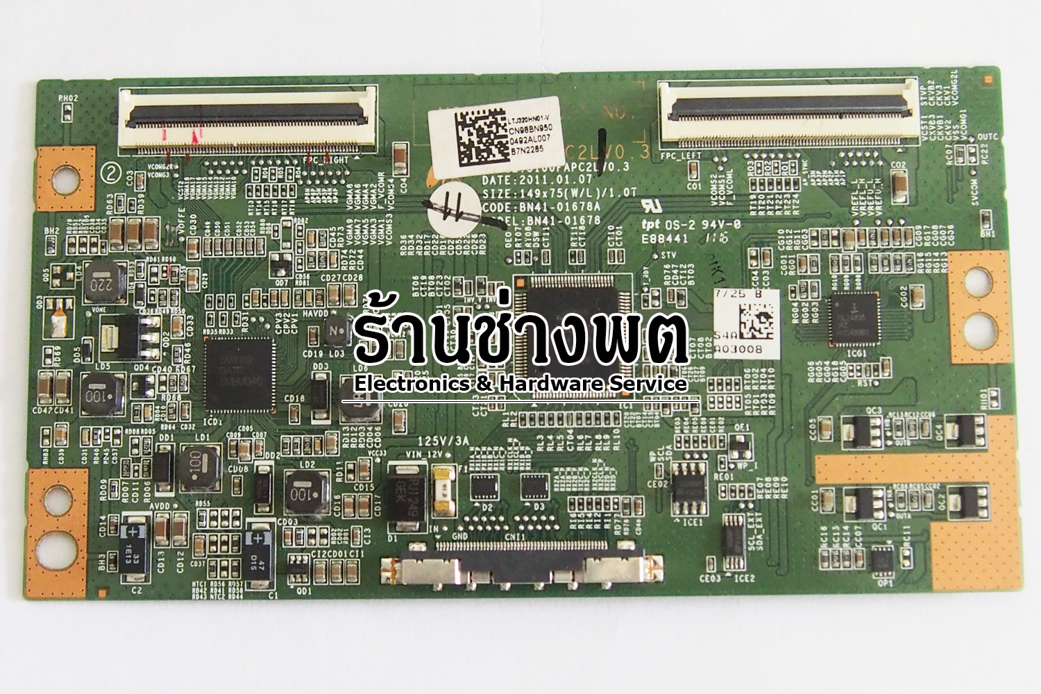 T-CON UA32D5000PRXXT VER SION QH02 BN4101678A