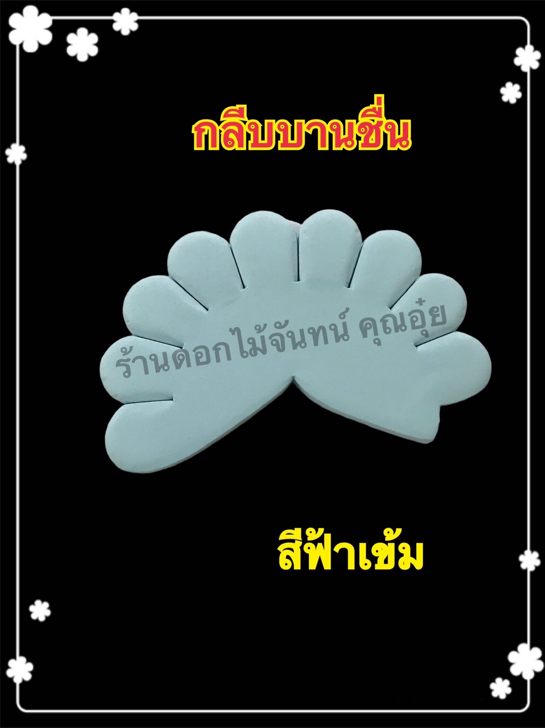 กลีบบานชื่น สีฟ้าเข้ม
