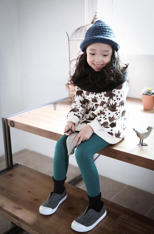 กางเกงผ้าฝ้ายบุขนกันหนาวเด็ก มีหลายสี