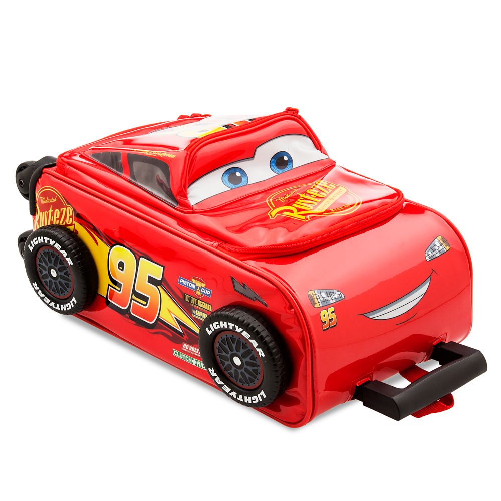กระเป๋าลากนำเข้าจาก Disney Store 🇺🇸 Lightning McQueen Rolling Luggage – Cars 3