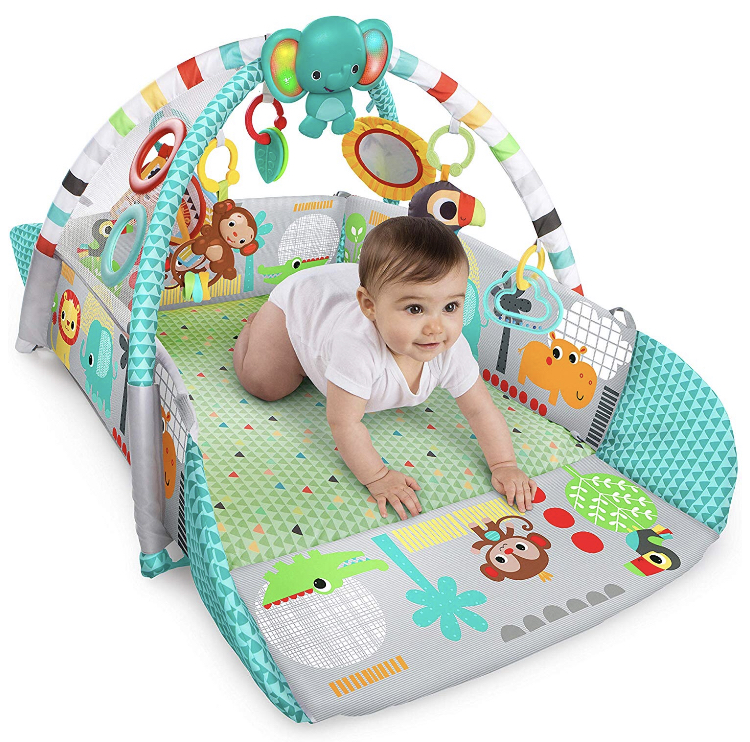 แผ่นรองนอนขนาดใหญ่ Bright Starts 5-in-1 Your Way Ball Play Activity Gym