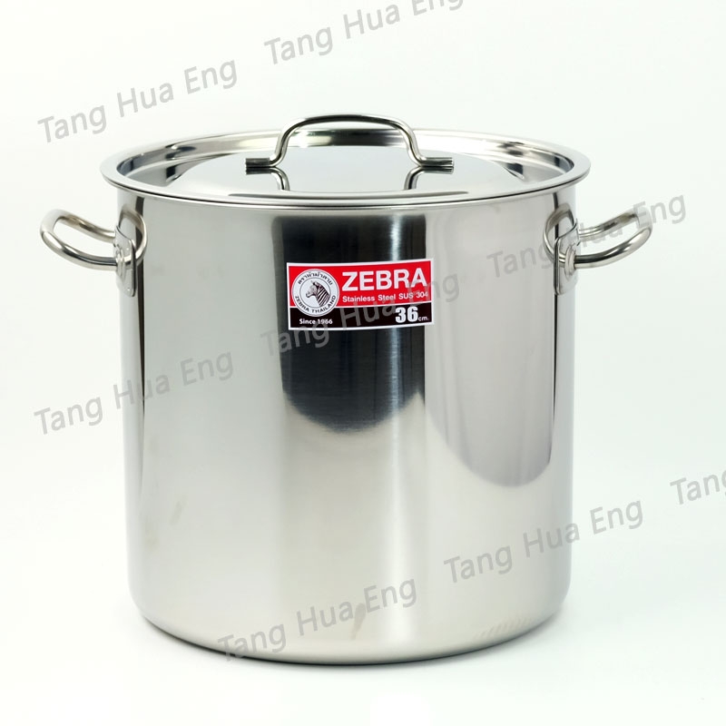 zebra หม้อสตูว์สเตนเลส Cheffy ขนาด 36x36 ซม. ตราหัวม้าลาย