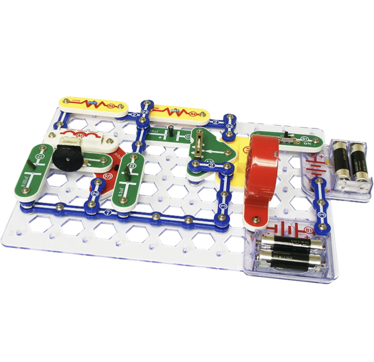 ชุดสร้างวงจรไฟฟ้าแบบไม่อันตราย Snap Circuits Classic SC-300 Electronics Exploration Kit