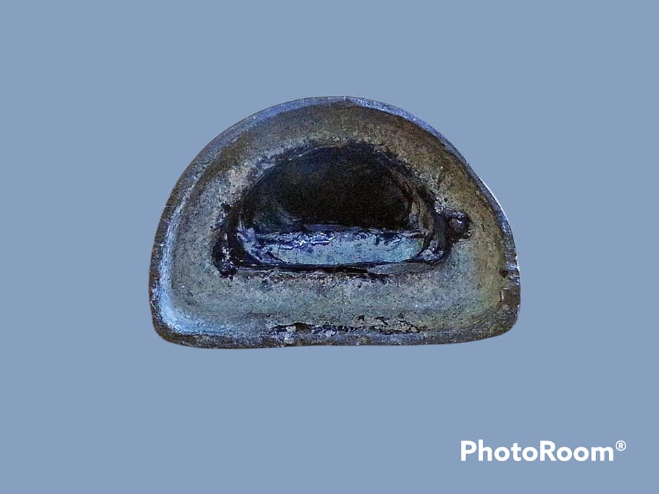 พระบูชา สังกัจจายน์ เชียงแสน หน้าตัก 2" ฐาน 2"เศษ เนื้อสัมฤทธิ์