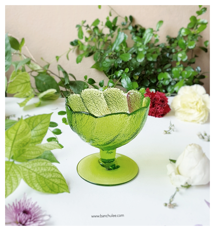 Ice Cream Glass Cup - Green