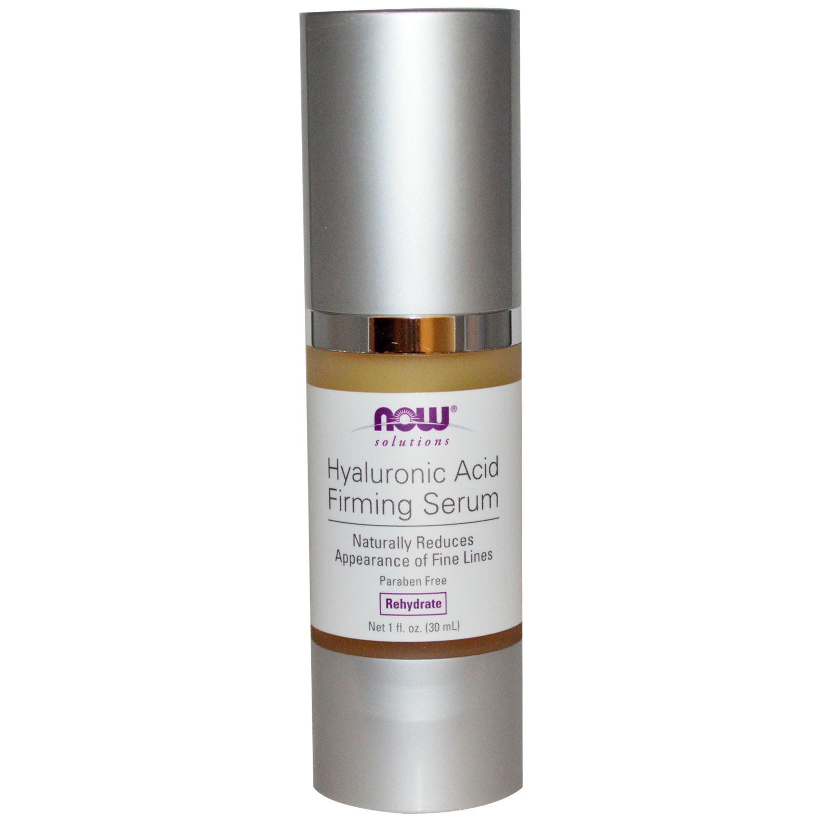 Now Foods,Solutions,Hyaluronic Acid Firming Serum, 1 fl oz (30 ml)เซรั่มช่วยลดเลือนริ้วรอยร่องลึกบริเวณมุมปาก ร่องแก้มและรอบดวงตา ให้เรียบเนียนขึ้นค่ะ