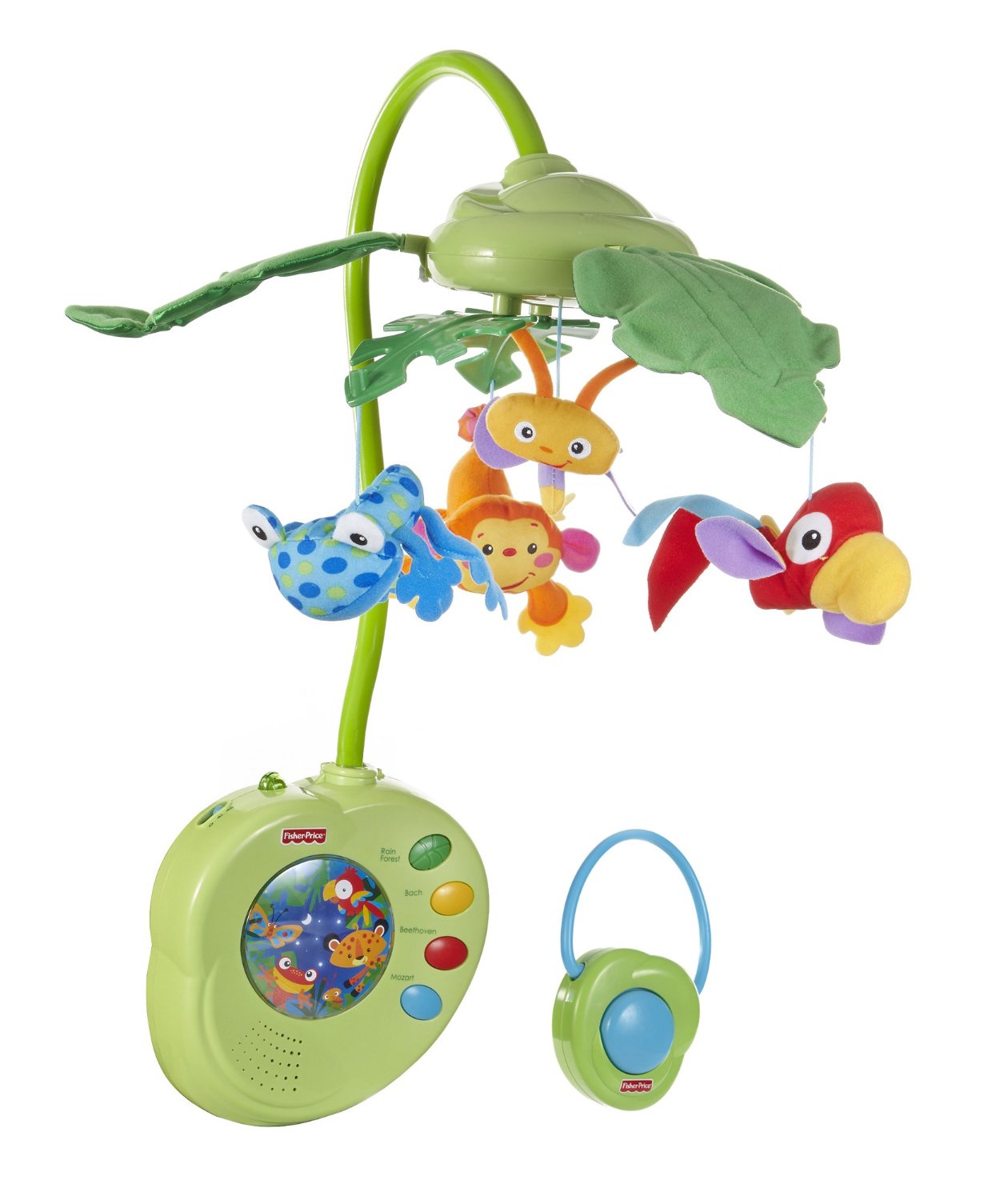 Fisher-Price Rainforest Peek-A-Boo Leaves Musical Mobile