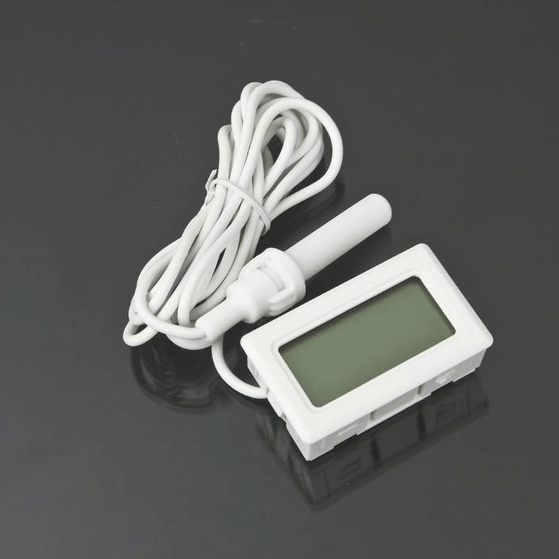 เทอร์โมมิเตอร์วัดอุณหภูมิ / ไฮโกรมิเตอร์ ดิจิวตอล วัดตู้เย็น S9