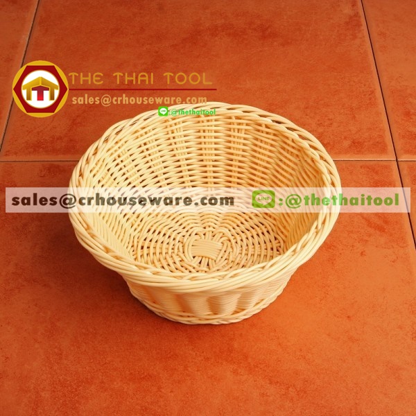 ตะกร้าหวายเทียม แบบกลม 005-TWPBB-41