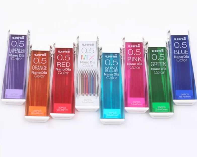 ไส้ดินสอกดสี Uni Nano Dia 0.5 (ลบได้)