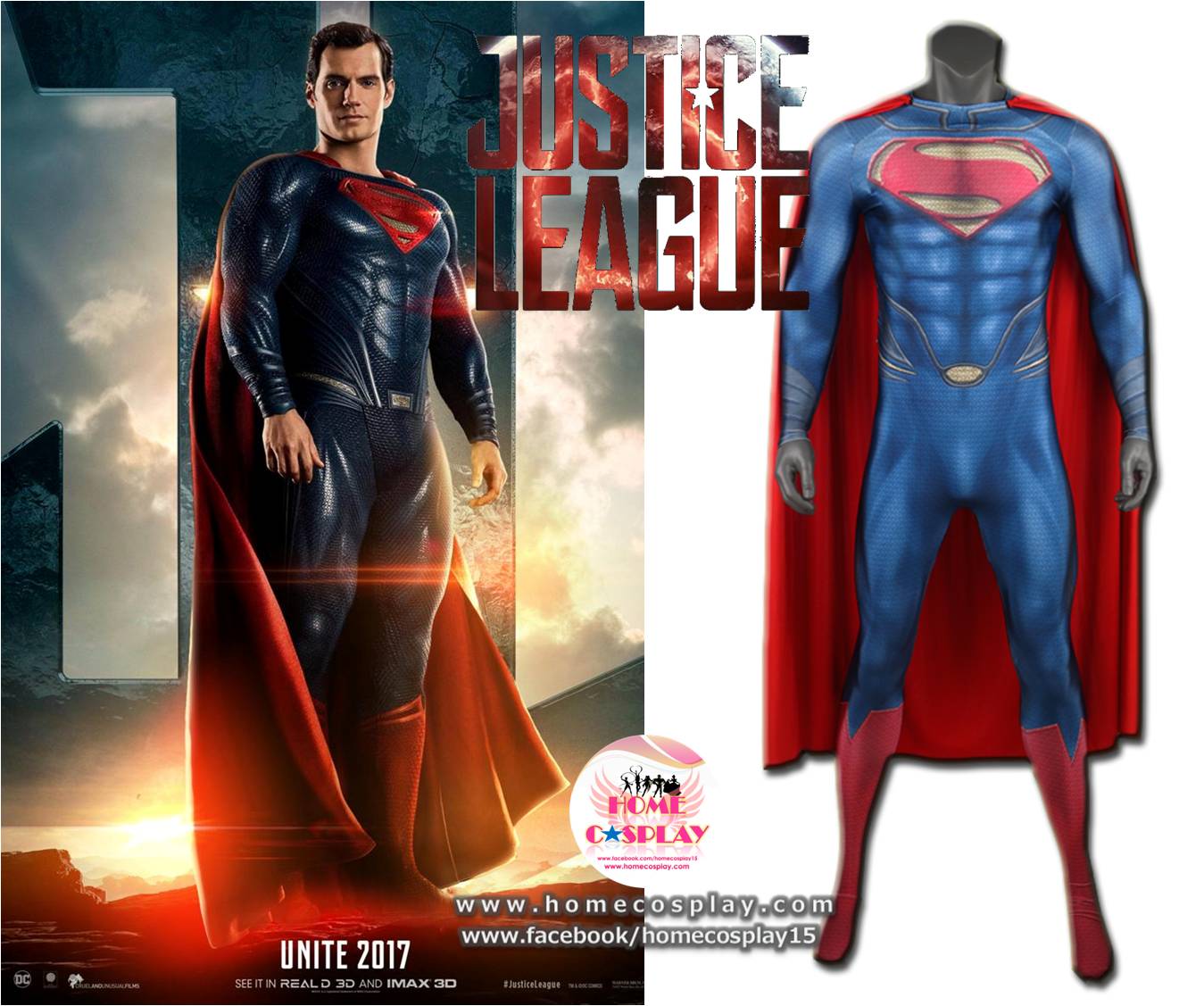 Super Premium Set: ชุดซุปเปอร์แมน Superman - Justice League