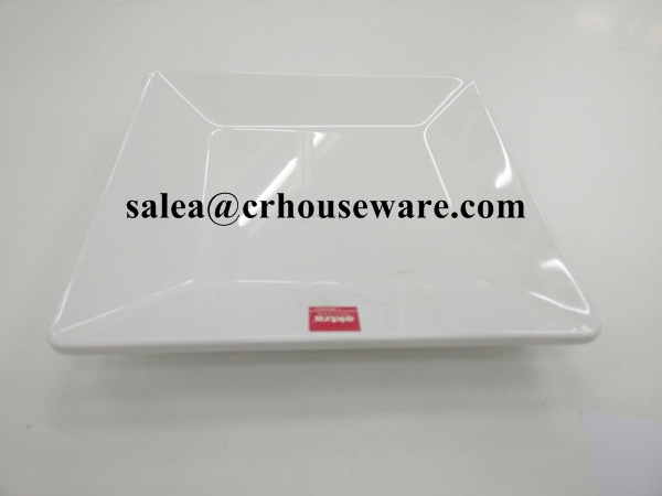 SQUARE PLATE 14.5" จานทรงสีเหลี่ยม หนาพิเศษ 017-P2053