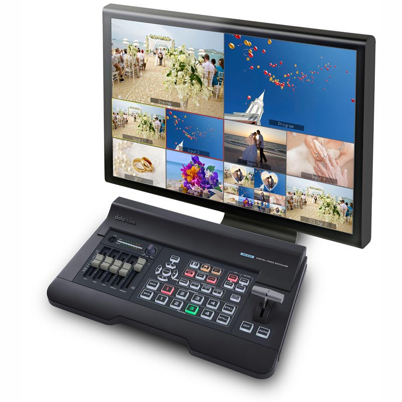 Datavideo SE-650 สวิทช์สลับสัญญาณวิดีโอ HD 2 สัญญาณ Input แบบ HD-SDI และ 2 สัญญาณ Input แบบ HDMI สนับสนุนความละเอียดวิดีโอ 1080i