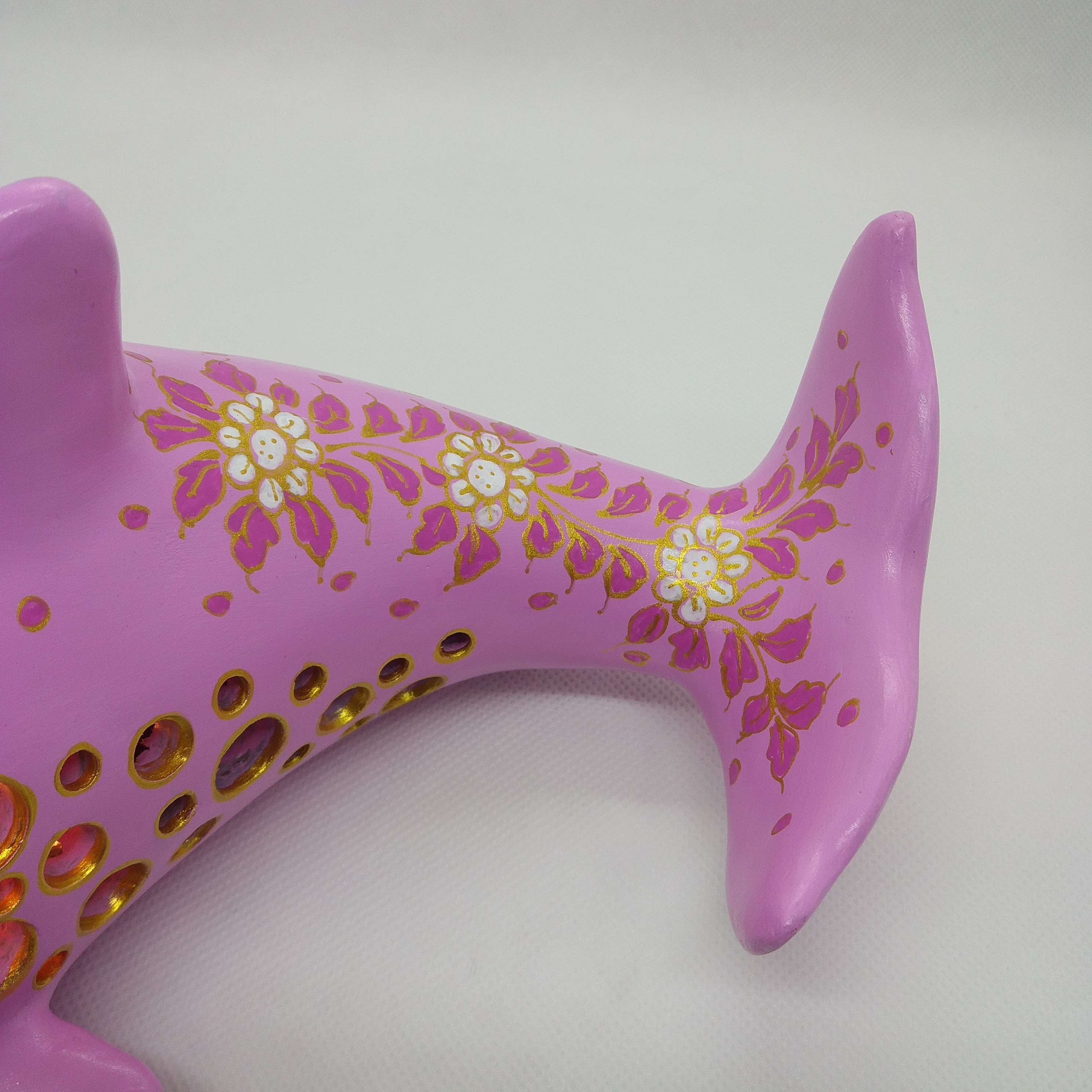 โคมไฟโลมาสีชมพู แบบไม่มีฐาน XL