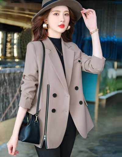 สินค้าพรีออเดอร์ เสื้อสูทแฟชั่นสวยหรูสไตล์เกาหลี มี4สี PO-SUIT-040