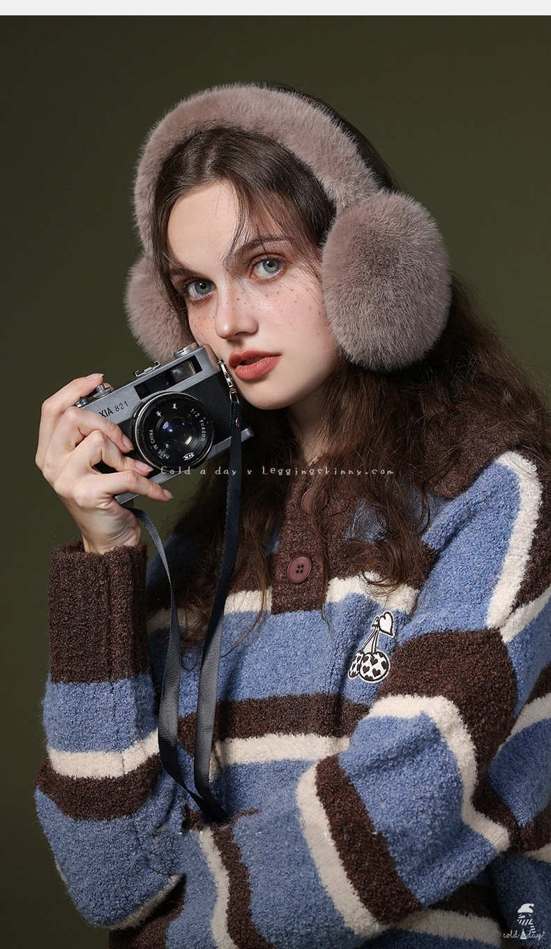 ที่ปิดหูกันหนาวสีพื้น รุ่นคาดผม มี 6 สี