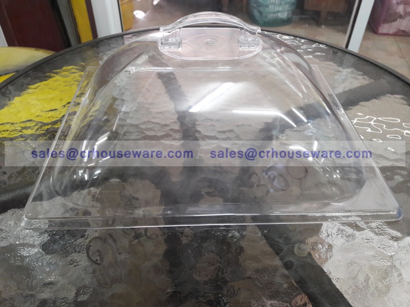 ถาดเมลามีน ขนาด 1/2 พร้อมฝาครอบอะคริลิค 1/2 รหัส 005-1210PDC