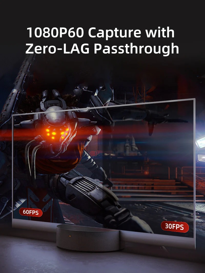 4K Ultra HDMI Video Capture Card Device for Live Streaming Output 1080P 60Hz by Cabletime