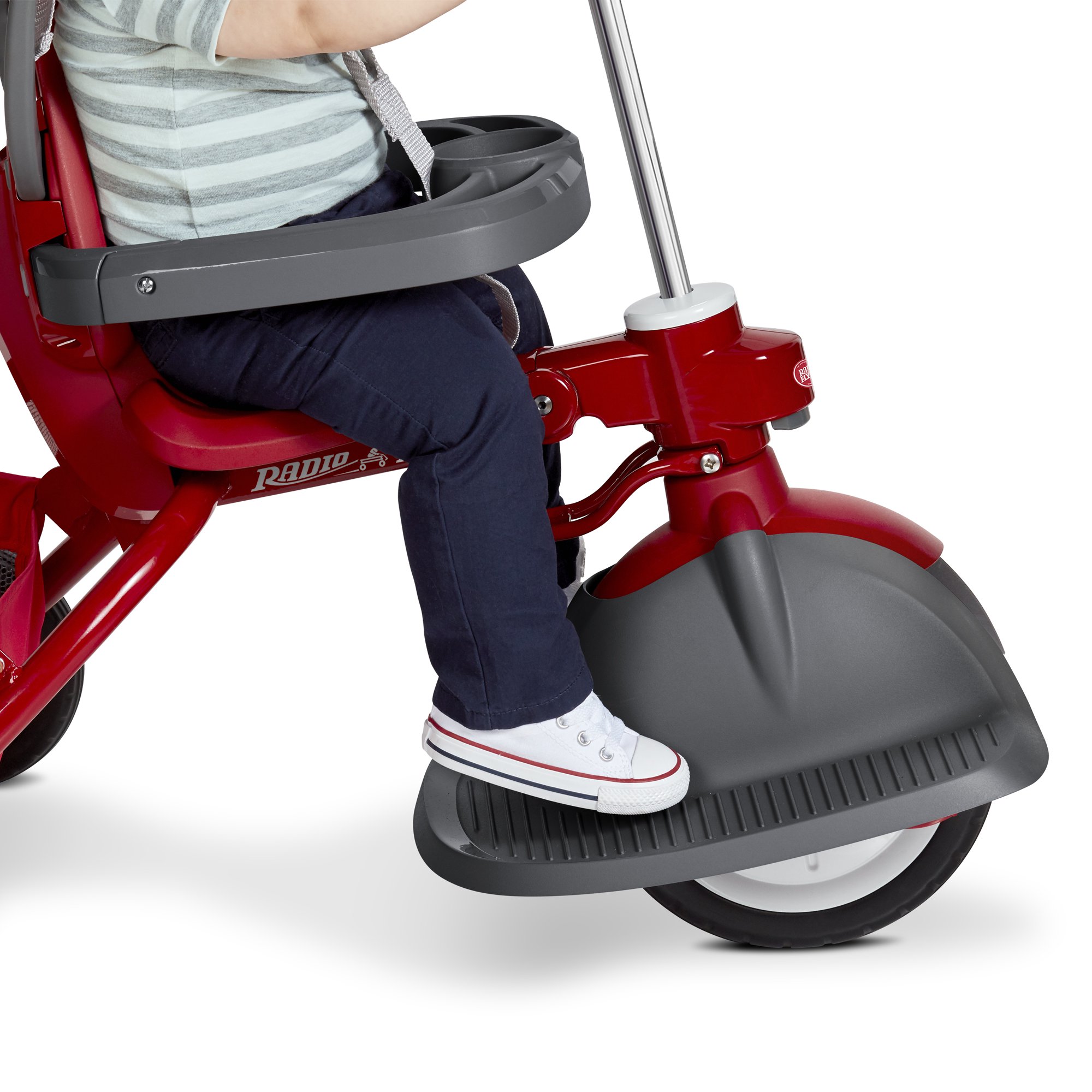 จักรยาน Radio Flyer, EZ Fold 4-in-1 Stroll 'n Trike, Folding Trike, Red