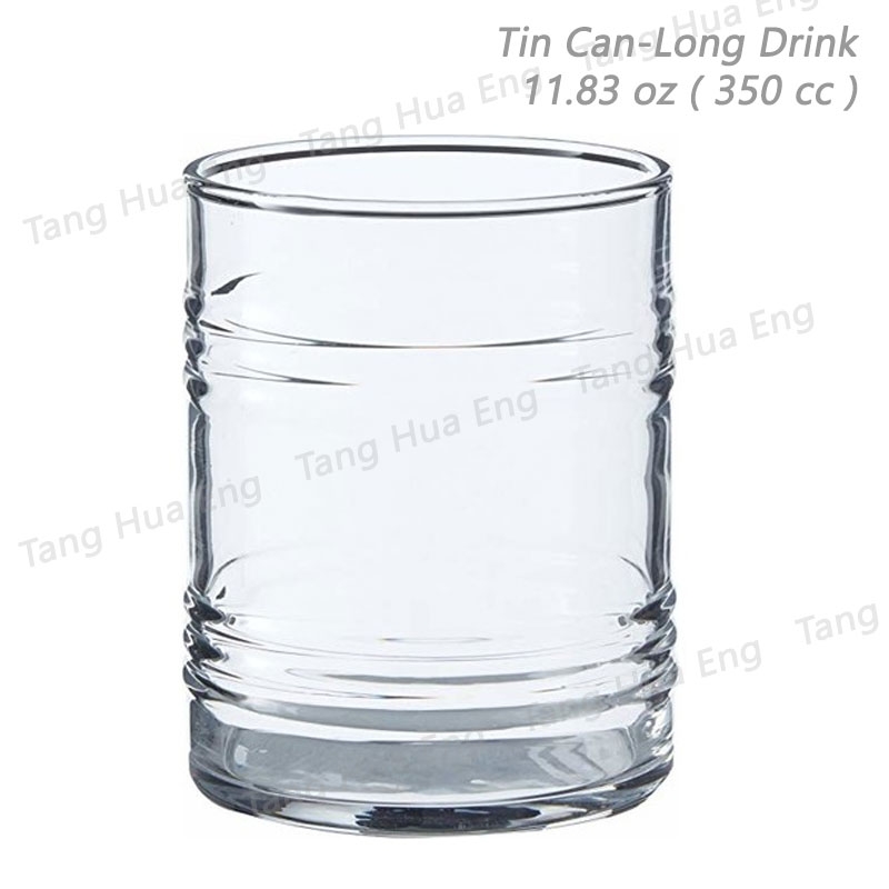 ( 12 ใบ ) แก้วน้ำ แก้วค็อกเทล Pasabahce Tin Can-Long Drink 350 CC. #420380-1092796
