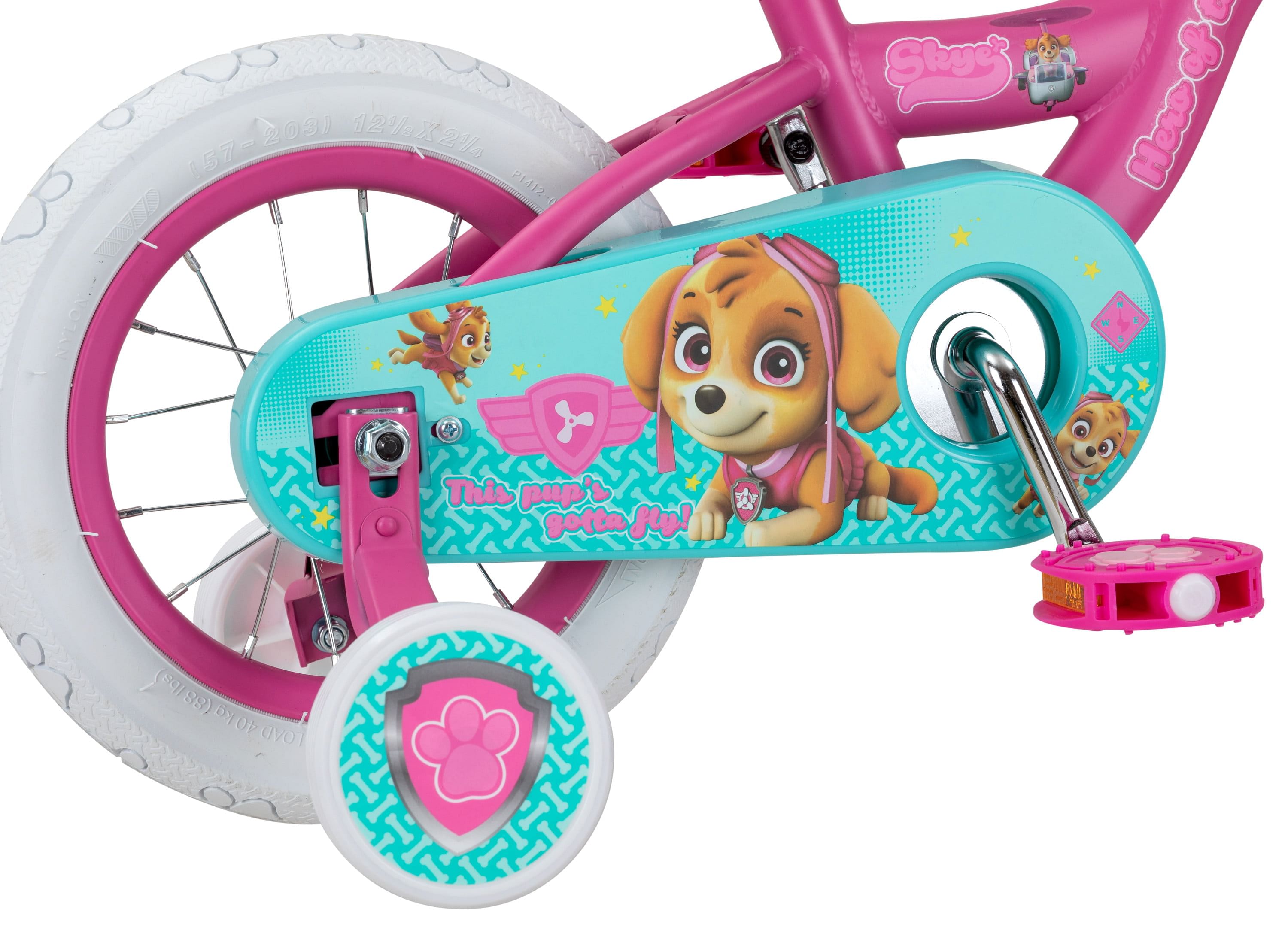 รถจักรยาน Nickelodeon 12in. Paw Patrol Skye Girls Kids Bike, Ages 2 to 4, Pink