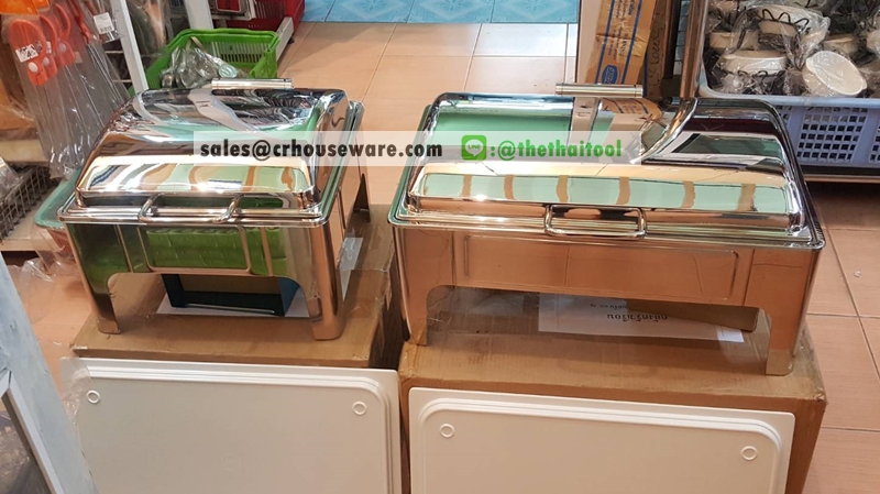 ชุดอ่างอุ่นอาหารใหญ่ ขนาด 1/1 รุ่นประหยัด (นำเข้า) รหัส 005-SD323