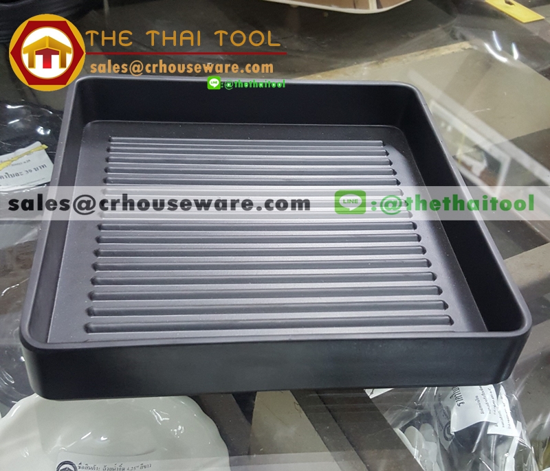 ถาดสี่เหลี่ยม 7.5 นิ้ว 017-T3311-7.5