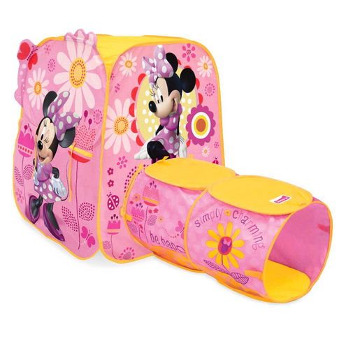 เต้นท์พับได้พร้อมอุโมงค์ Disney Minnie Mouse Simply Charming Discovery Hut