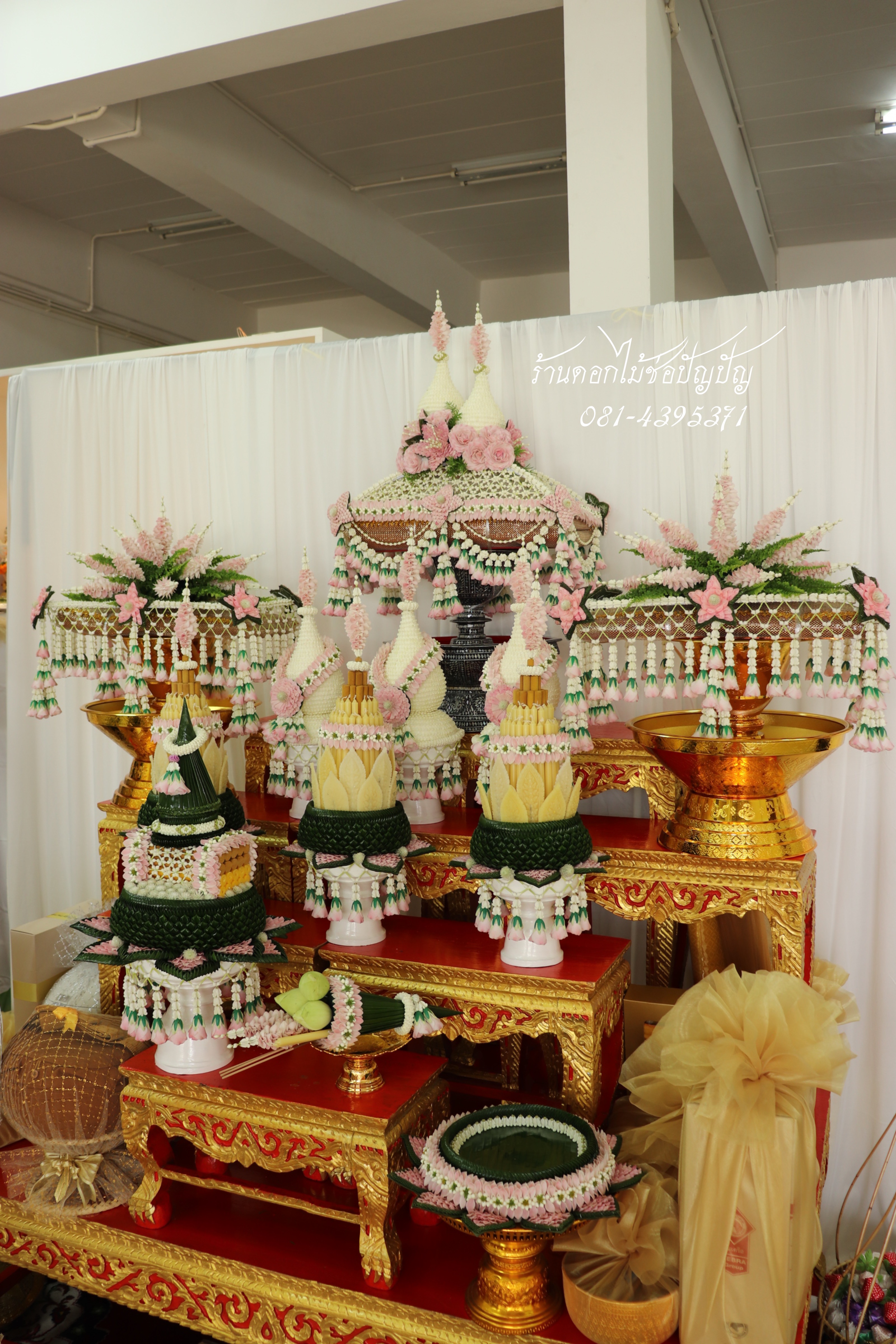 ชุดเครื่องบวชดอกไม้สด (ชุด AA2)