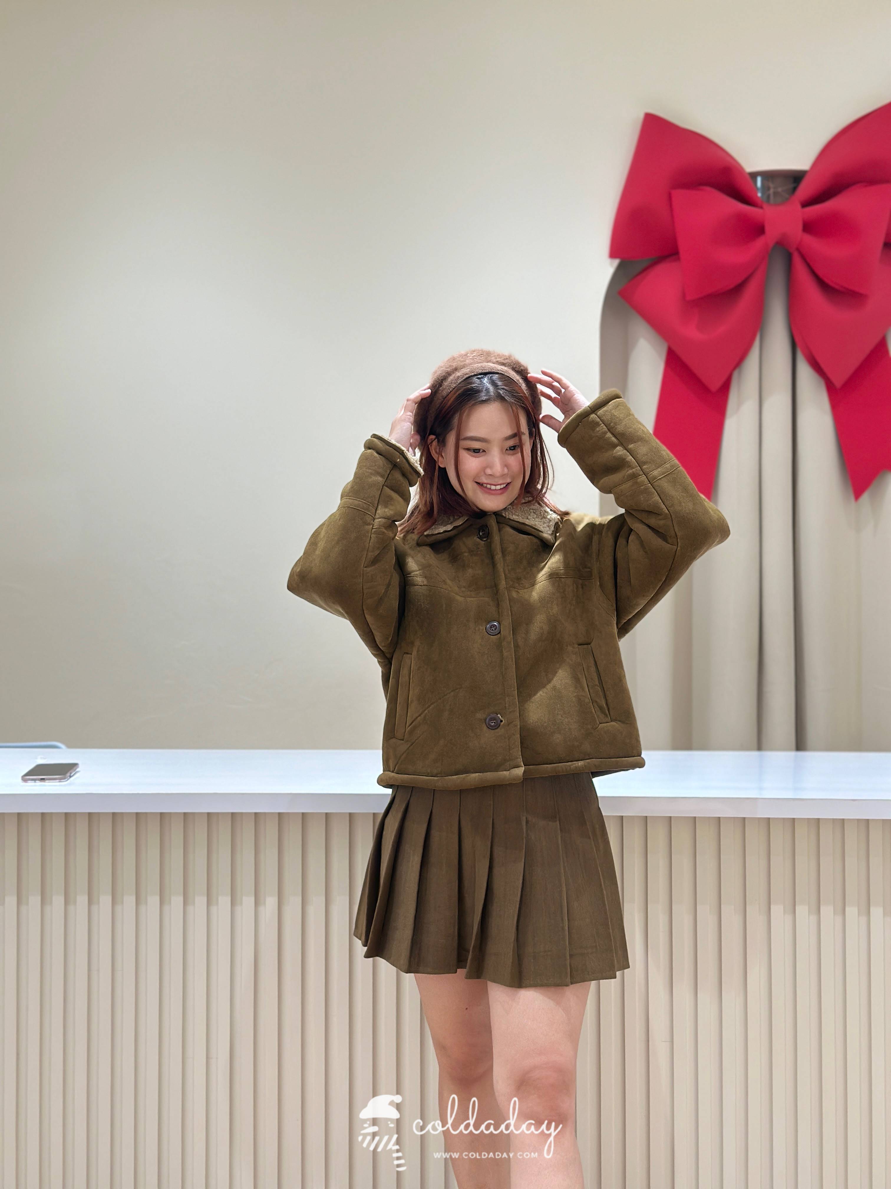 กระโปรงวูลทรงเทนนิส Winter Tennis Wool Skirt มี 2 สี S-2XL