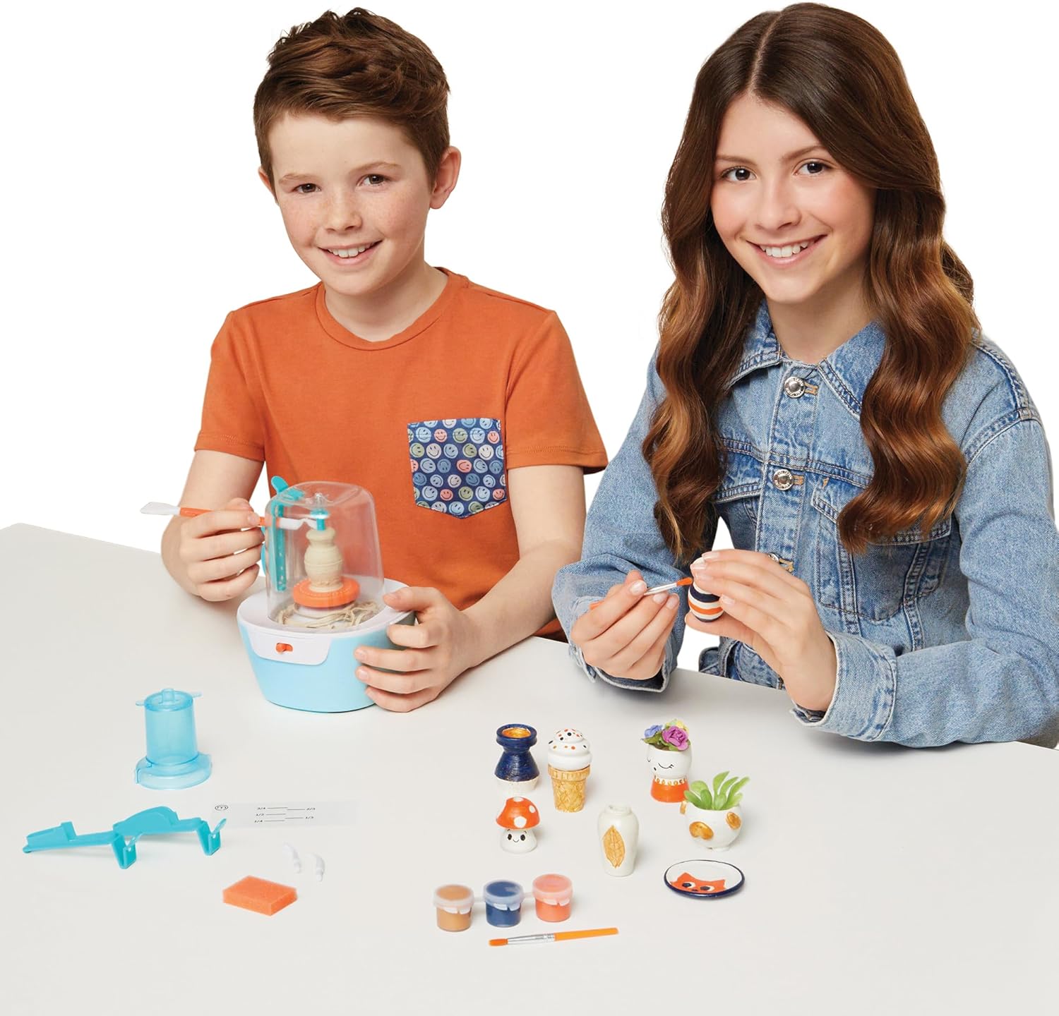 เครื่องปั้นดินเผาสำหรับเด็ก Make It Real Mini Pottery Studio