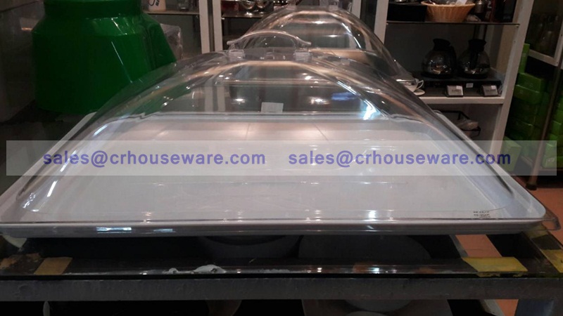 ฝาครอบอะคริลิค 1/1 พร้อมถาดพลาสติก รหัส005-JP-PDC-11+TP20WT