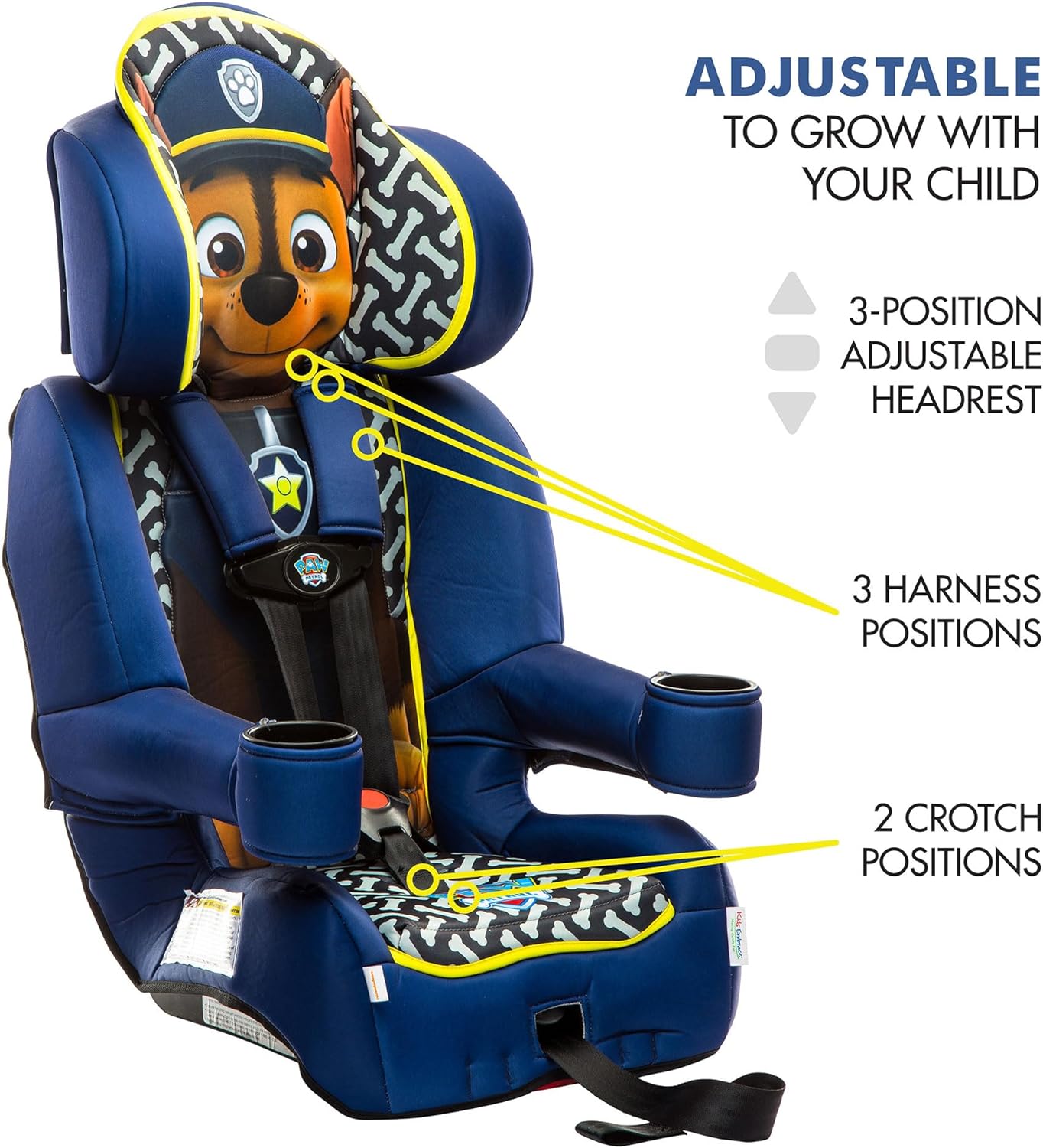 KidsEmbrace 2-in-1 Forward-Facing Harness Booster Seat, Nickelodeon PAW Patrol Chase คาร์ซีทเด็กโต