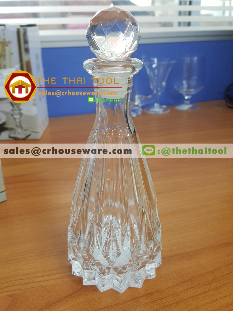 ขวดน้ำหอมเพชร 150 มล. รหัส : 005-J499 Perfume bottle Diamond shape 150 ml. Code : 005-J499