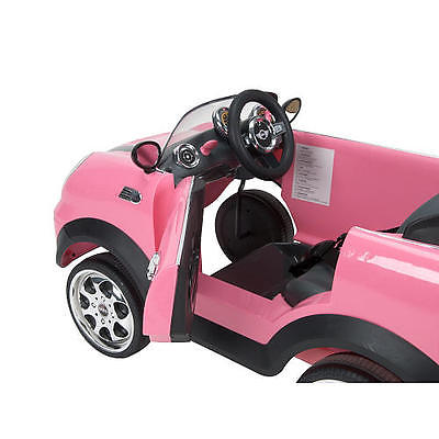 รถผลักเดินและขาไถ Mini Cooper Foot To Floor Ride-On - Pink