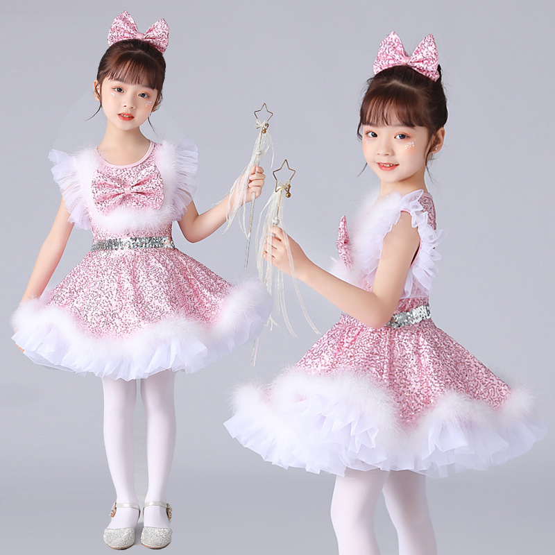 ชุดเต้น ชุดหรีด ชุดเชียร์ บาตอง เดรสระบายฟรุ้งฟริ้ง