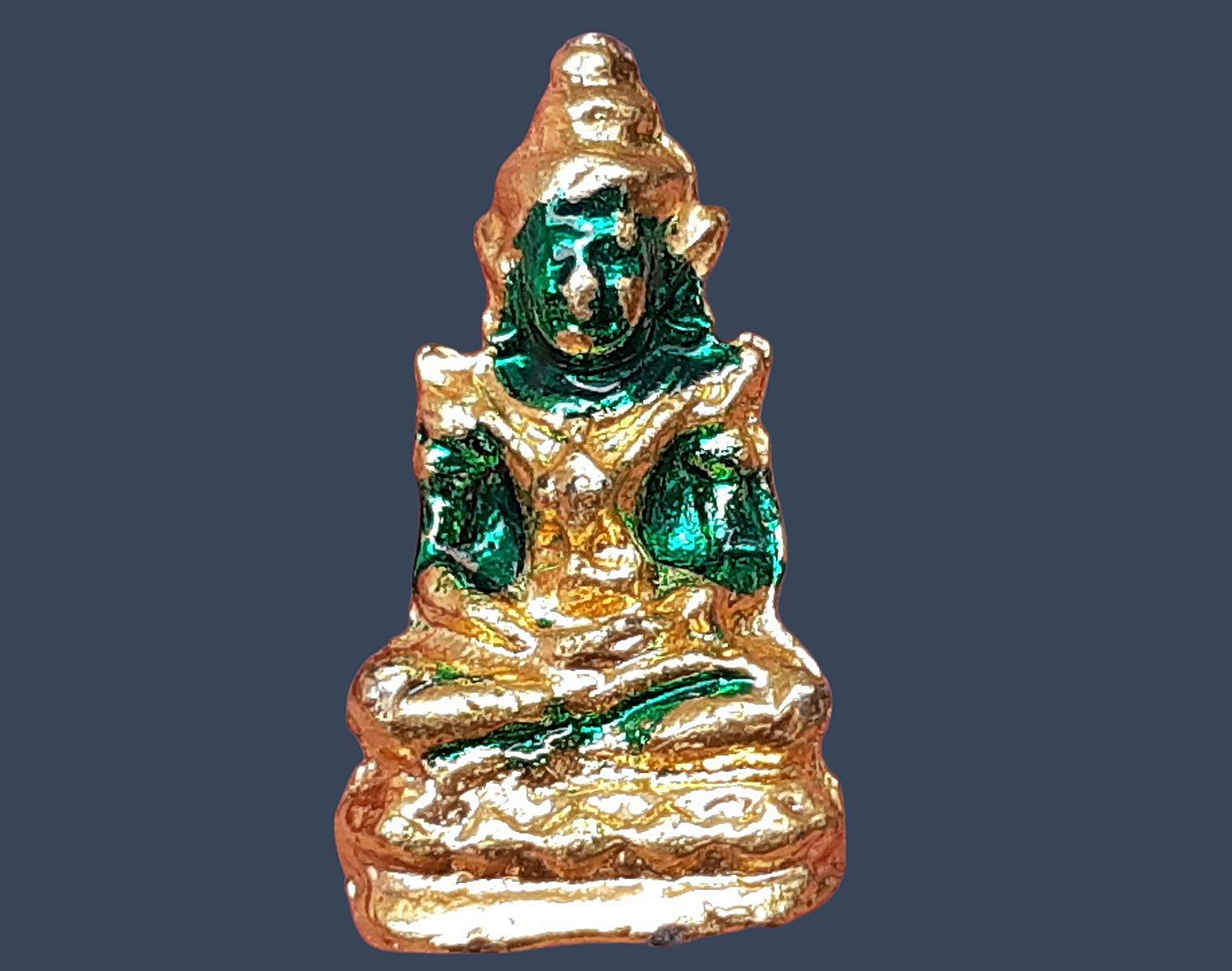 พระพุทธมหามณีรัตนปฏิมากร (พระแก้วมรกต) วัดพระศรีรัตนศาสดาราม (วัดพระแก้ว) กรุงเทพมหานคร ปี 2525 ฉลองรัตนโกสินทร์ 200 พิมพ์เล็ก