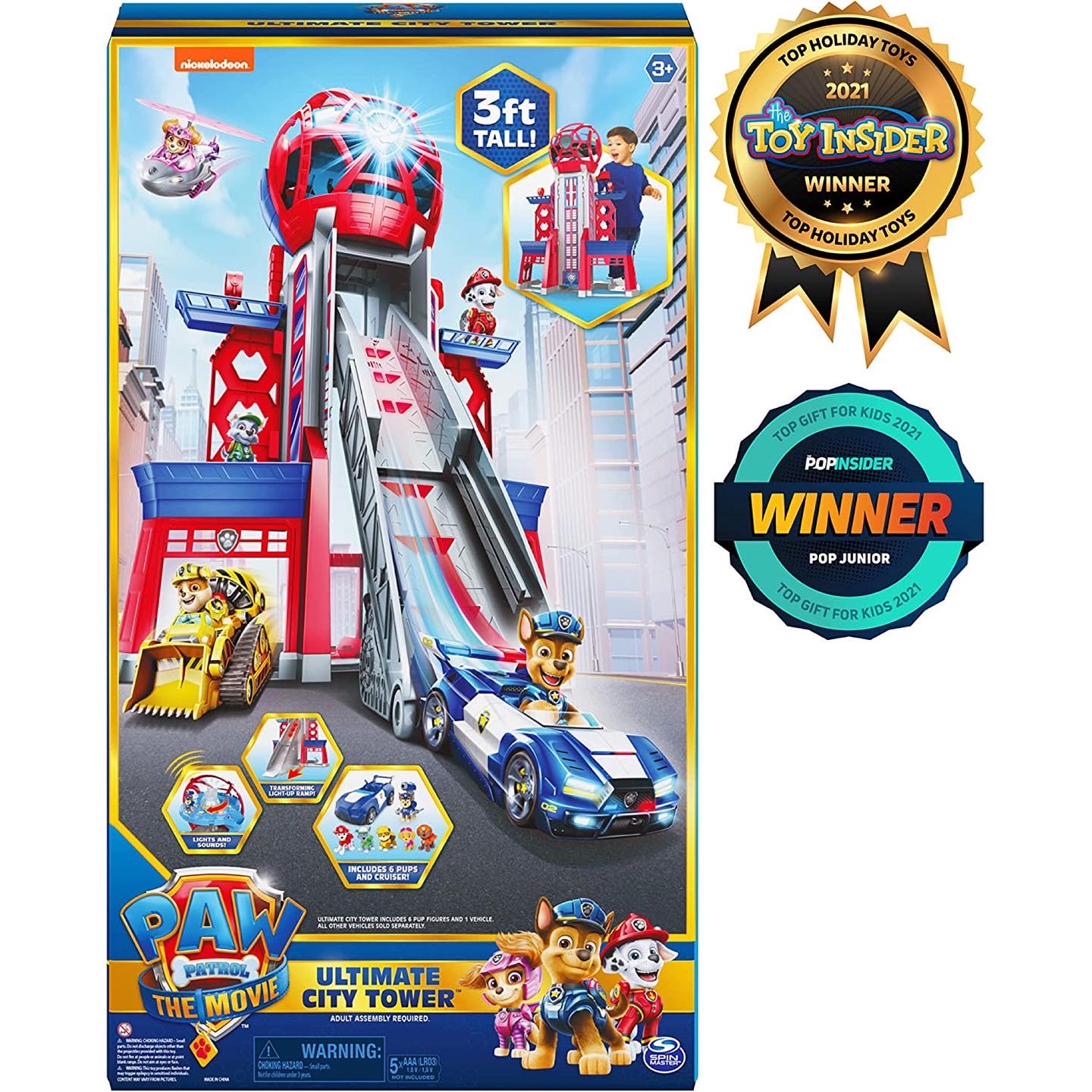 หอคอยขนาดใหญ่รุ่นส่าสุด Paw Patrol, Movie Ultimate City 3ft. Tall