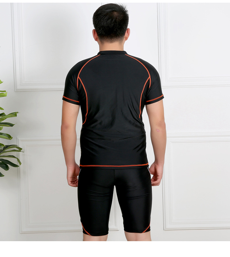 ชุดว่ายน้ำหรือใส่ดำน้ำผู้ชาย 7xl รอบอก 50 ยืดถึง 58 รอบเอว 38-46 สะโพก 46-54 นิ้ว ตัวเสื้อยาว 27 กาเกงยาว 20 นิ้วผ้าดี งานสวย ซิปหน้า ยืดเยอะค่ะ