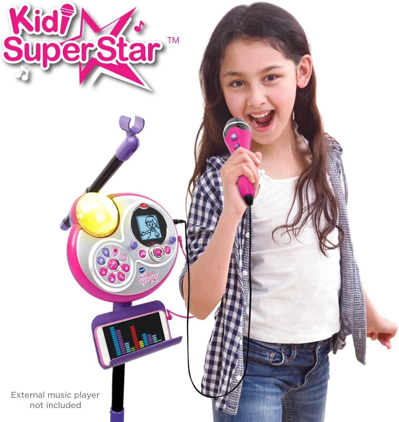 VTech Kidi Super Star Karaoke System with Mic Stand