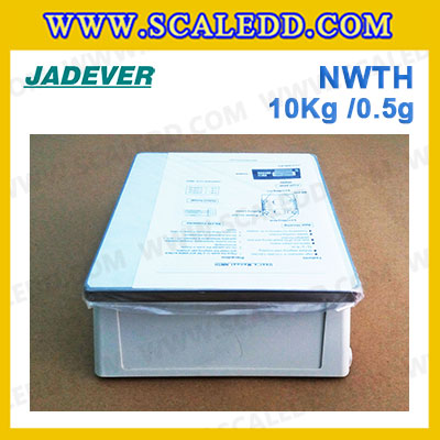 เครื่องชั่งน้ำหนักดิจิตอล พิกัดน้ำหนัก 10kg ยี่ห้อ JADEVER รุ่น NWTH ความละเอียด 0.5g (มีใบผ่านตรวจรับรองจากสำนักชั่งตวงวัด)