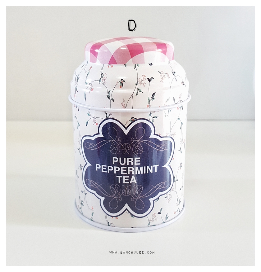 Tea Tin Can กระป๋องชา งานสังกะสี
